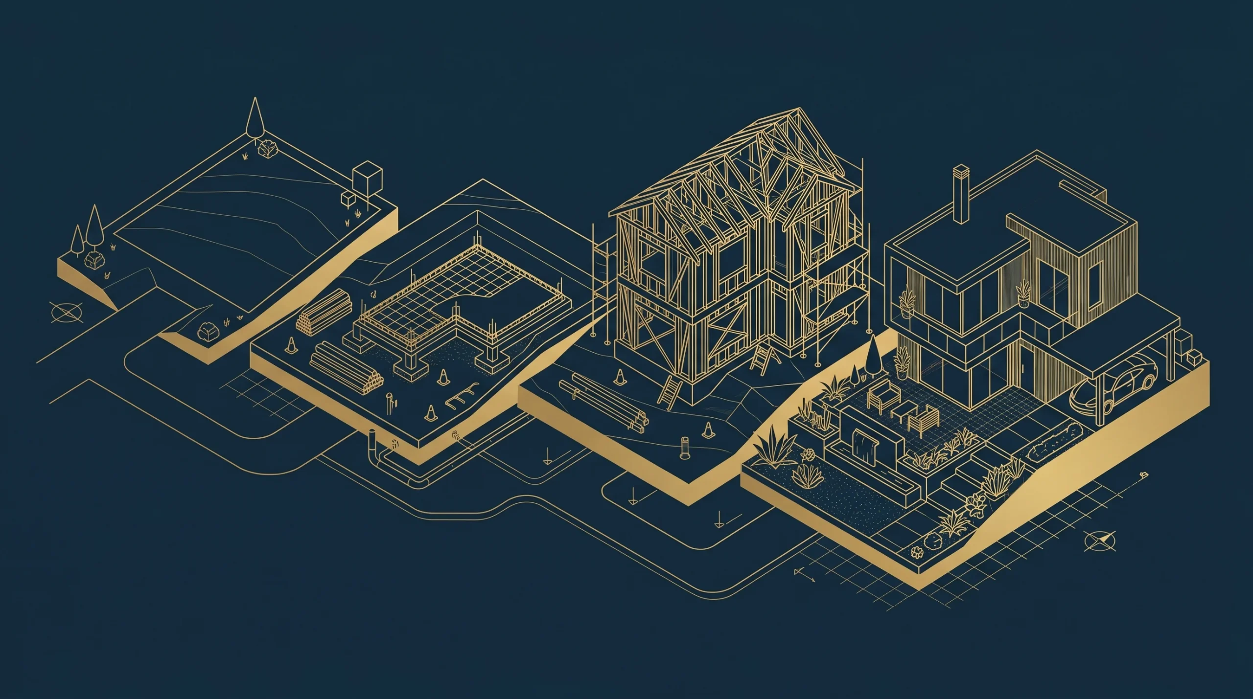 From bare land to handover keys — the Brisbane build process visualised